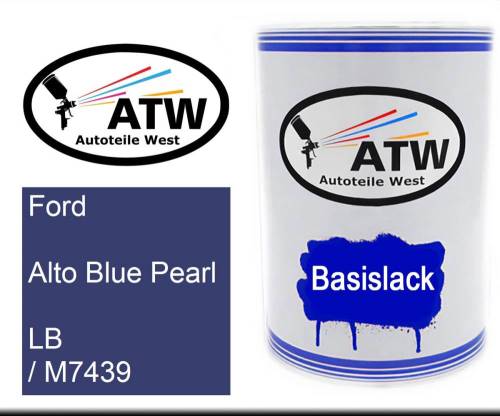Ford, Alto Blue Pearl, LB / M7439: 500ml Lackdose, von ATW Autoteile West.